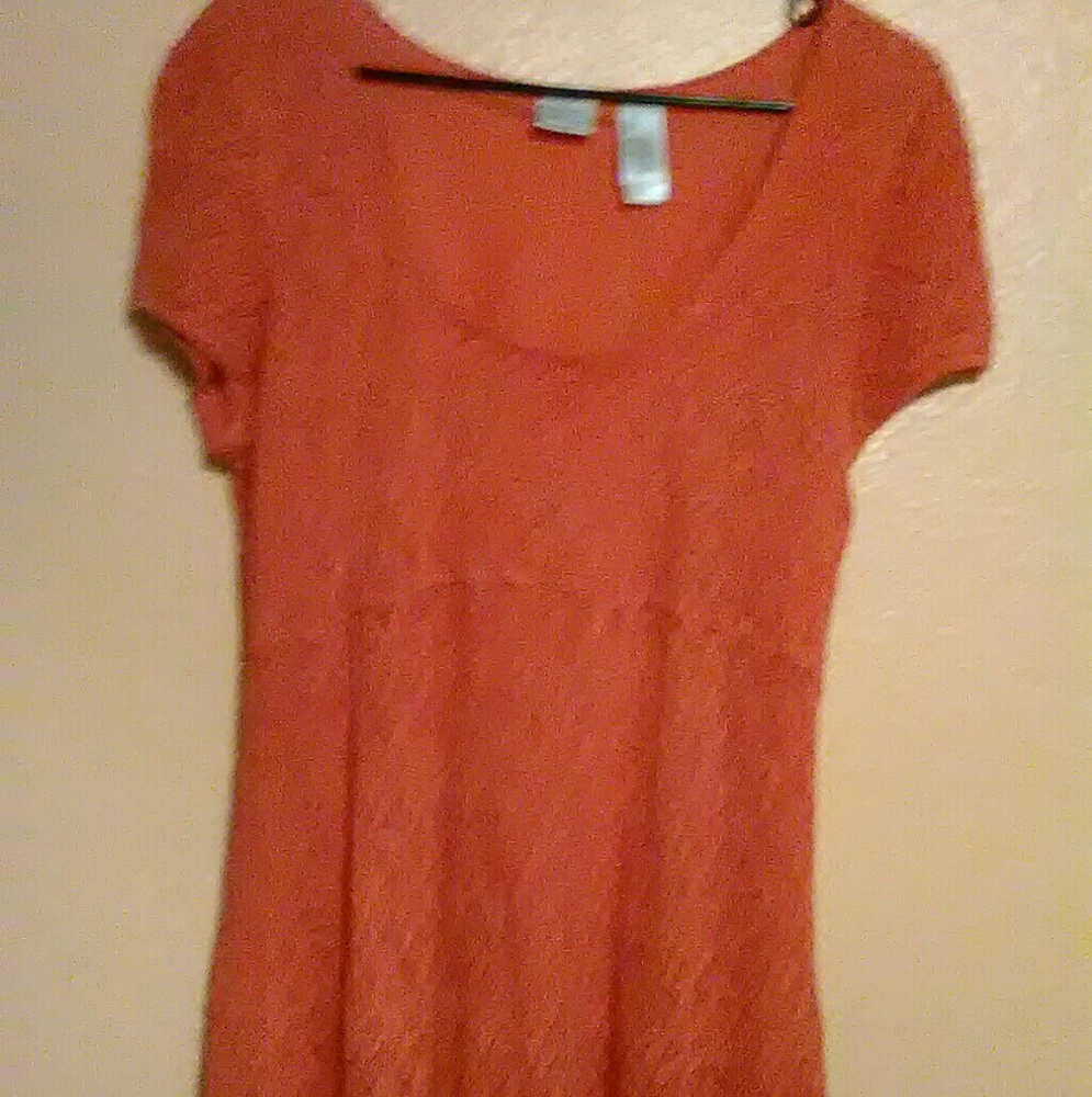 Emma James terra cotta knit top